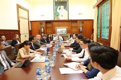 Phó Chánh án TANDTC Nguyễn Trí Tuệ tiếp Điều phối viên thực thi quyền sở hữu trí tuệ của Hoa Kỳ