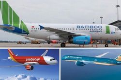 Thị phần hàng không Việt Nam: Vietjet dẫn đầu với 44%, 'tân binh' Bamboo Airways chiếm 4,2%