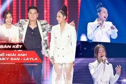 Lần đầu hát cùng 2 trò cưng Juky San - Layla, Hồ Hoài Anh trình diễn xuất thần dù chỉ tập vỏn vẹn 3 ngày