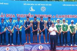 Hà Nội giành 12 huy chương Giải Đua thuyền rowing trẻ vô địch quốc gia