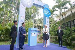 Cận cảnh trạm quan trắc không khí đầu tiên tại Đại sứ quán Pháp