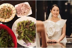 Tròn 1 tháng cưới chồng, MC Phí Linh mếu máo 'than trời' vì nấu ăn quá khó
