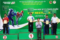 Ðồng Nai xếp hạng 4 toàn đoàn Giải Vovinam học sinh toàn quốc 2019