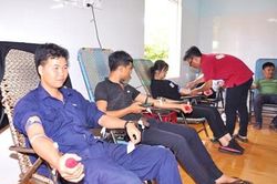 Công ty 75 (Binh đoàn 15) tổ chức hiến máu tình nguyện