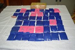 100 chiến sỹ và chó nghiệp vụ truy bắt đối tượng bỏ lại bọc chứa gần 9.000 viên ma túy