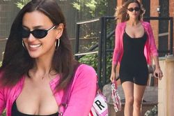 Quý cô độc thân Irina Shayk tươi tắn rạng ngời xuống phố