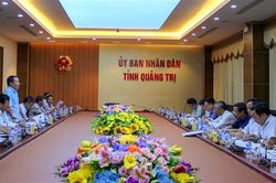 UBND tỉnh Quảng Trị làm việc với Bộ Nông nghiệp và PTNT về đầu tư các dự án 'Xây dựng, nâng cấp cơ sở dịch vụ hậu cần nghề cá'