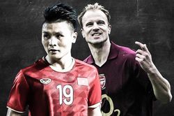 Quang Hải xử lý tinh tế gợi nhớ đến huyền thoại Dennis Bergkamp