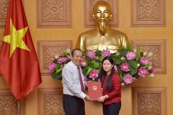 Bà Mai Thị Thu Vân giữ chức vụ Phó Chủ nhiệm Văn phòng Chính phủ