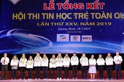 Trao bảy giải Nhất tại Hội thi tin học trẻ toàn quốc năm 2019