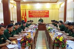 Thượng tướng Lê Chiêm kiểm tra công tác tư pháp, pháp chế tại Binh đoàn 16