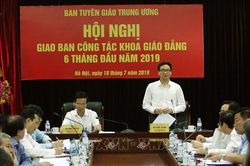 Nâng cao dự báo tình hình và chủ động thông tin về công tác khoa giáo