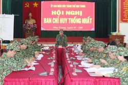 Diễn tập khu vực phòng thủ TP. Nha Trang năm 2019