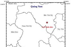Động đất 3,8 độ richter ở Quảng Nam