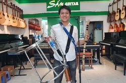 Chàng trai 9x đam mê chế tạo nhạc cụ thổi hơi