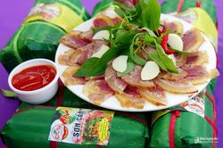 Ấn tượng giò bê Sơn Cẩm tại Festival Văn hóa ẩm thực du lịch quốc tế Nghệ An
