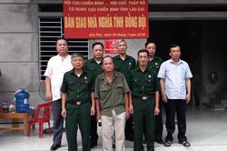 Hội Cựu chiến binh tỉnh trao nhà tình nghĩa cho hội viên nghèo