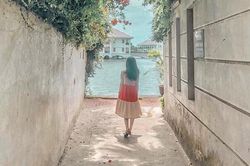 Phát hiện con hẻm sống ảo cực 'chill' ở hồ Tây giới trẻ ùn ùn tới check-in