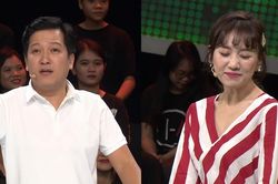 Hari Won cười trừ khi bị Trường Giang 'chặt chém' vì phát âm kém