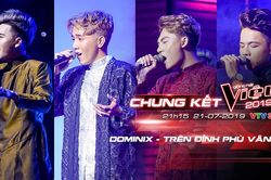 Bị chê thiếu thực lực, Dominix hát ca khúc 'quán quân' Trên đỉnh phù vân chinh phục fan The Voice 2019