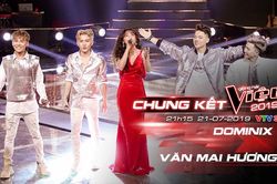 DOMINIX 'như cá gặp nước' khi song ca cùng Văn Mai Hương tại đêm chung kết The Voice 2019