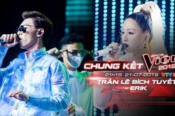 Chung kết - The Voice 2019: Bích Tuyết hóa robot 'đánh ghen' ERIK khiến sân khấu bùng nổ
