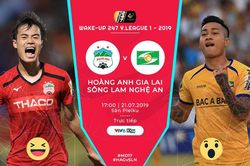 Trực tiếp HAGL vs SLNA vòng 17 V-League 2019: Tuấn Anh lập siêu phẩm sau 4 năm