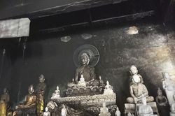 Xảy ra cháy ở chùa Tà Bết, 150 tượng Phật bị hư hỏng