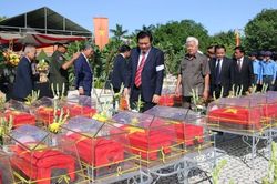 Truy điệu, an táng 269 hài cốt liệt sĩ quân tình nguyện Việt Nam