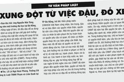 Xung đột từ việc đậu, đỗ xe