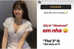 Bị fan hỏi 'nghe đồn chị là Tuesday?', bạn gái Lâm Tây đáp trả cực hài nhưng cũng không kém phần thâm thúy