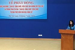 Phát động cuộc vận động 'Cán bộ, công chức, viên chức nói không với tiêu cực'