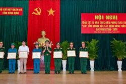 Bộ CHQS tỉnh Bình Định vận động người dân hiến hơn 11 nghìn m2 đất xây dựng nông thôn mới
