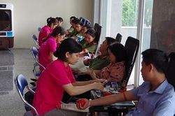 Công an tỉnh Hưng Yên tham gia ngày hội hiến máu tình nguyện