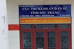 Khởi tố vụ án tham ô tại Cục Thi hành án Dân sự Sóc Trăng