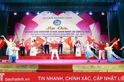Ấn tượng hội diễn chào mừng kỷ niệm 550 năm thành lập huyện Hương Sơn
