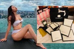 Yaya Trương Nhi khoe body nóng bỏng, mạnh tay chi tiền mua đồ hiệu khi đi du lịch