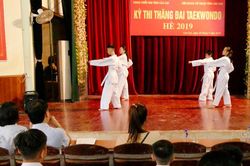 34 học sinh tham dự kỳ thi thăng đai Taekwondo hè 2019