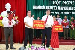 Nho Quan phát động xây dựng Quỹ 'Đền ơn đáp nghĩa và an sinh xã hội' huyện năm 2019