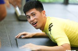 Đình Trọng, Văn Đức mệt lử sau bài tập hồi phục của chuyên gia Hàn Quốc