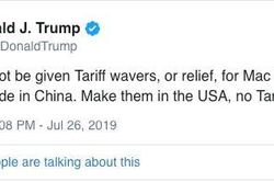 Ông Trump: Apple không được miễn thuế MacPro sản xuất tại Trung Quốc
