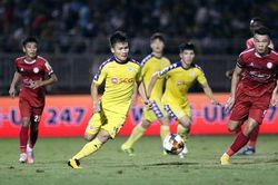 Hòa kịch tính đội Hà Nội FC, đội TP Hồ Chí Minh vững ngôi đầu