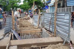 'Đại công trường' làm cống thoát nước ở thành phố Sóc Trăng