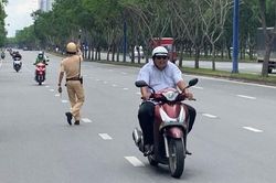 Phát hiện Cảnh sát giao thông bắn tốc độ, đối tượng vứt xe trộm ven đường
