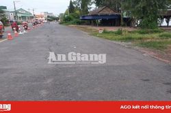 Răn nứt đường Quốc lộ 91 tại huyện Châu Phú