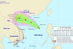 Tin bão: Áp thấp khả năng mạnh lên thành bão, Bắc Biển Đông, Tây Bắc mưa dông rất lớn