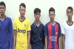 Bắt 5 thanh niên chuyên chặn xe cướp tài sản người đi đường