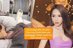 Fan xót xa nhìn Hương Giang bó bột, chấn thương khớp cổ chân, tìm bác sĩ chỉnh hình gấp