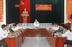 Yên Mô tổ chức diễn tập khu vực phòng thủ cụm xã