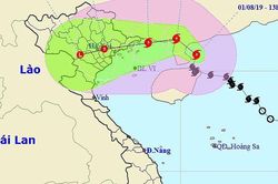 Bão khả năng đổ bộ Quảng Ninh - Thái Bình chiều tối mai, Hà Nội mưa to gió lớn